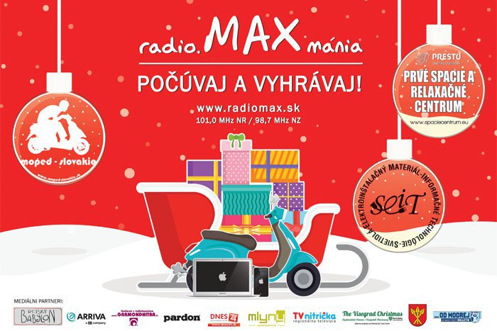 Ilustračný obrázok k článku Urobte si Vianoce už teraz: Obľúbené regionálne radio.MAX rozdáva darčeky!