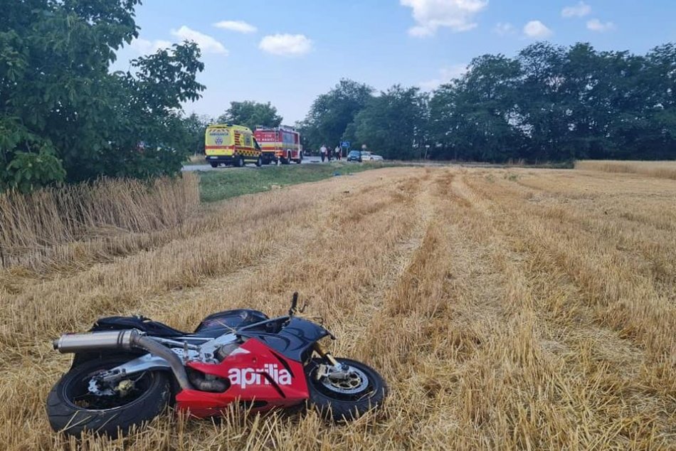 Tragická nehoda motorkára v Nesvadoch